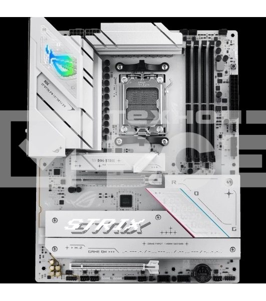 Материнская плата ASUS ROG STRIX B850-A GAMING WIFI, AM5, AMD B850, 4xDDR5, 2xSATA, 4xM.2, 1xPCIe 5.0 x16, 1xPCIe 4.0 x16, 1xPCIe x4, 1xDP, 1xHDMI, 1x2.5Gb LAN, 1xUSB-C 20Gbps, 1xUSB-C 10Gbps, 2xUSB-A 10Gbps, 4xUSB 5Gbps, 2xUSB-A 2.0, 3x3.5 мм, 7.1, ATX