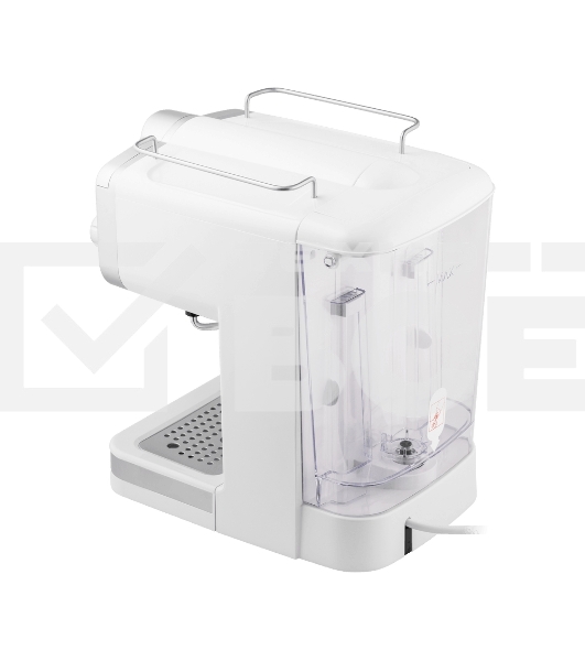 Кофеварка рожковая Maunfeld MF-735WH PRO белый, исп. кофе - молотый, 1.25 л, 1100 Вт, 15 Бар