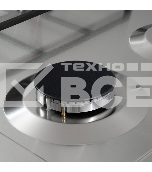 Газовая варочная панель DeLonghi NSL 590D X RUS независимая, нержавеющая сталь