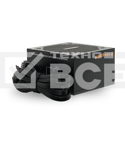 Блок питания Power Supply HSPD, 600W 80+ Bronze (ATX, 2.31, Semi-modular, 1x24(20+4)pin 550mm, 1xCPU*2 8(4+4)pin 600+150mm, 1xPCIe*2 8(6+2)pin 500+150mm, 2xSATA*3 400+150+150mm, 1xMOLEX4pin*3+FDD 400+150+150+150mm, Active, 120x120mm, 150x140x86mm, APFC, O