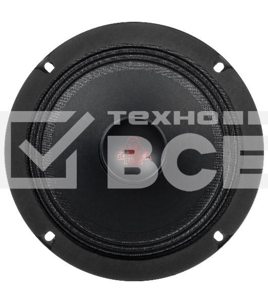 Колонки автомобильные Kicx Gorilla Bass GBL65 200Вт 90дБ 4Ом 16см (6.5дюйм) (ком.:2кол.) широкополосные однополосные