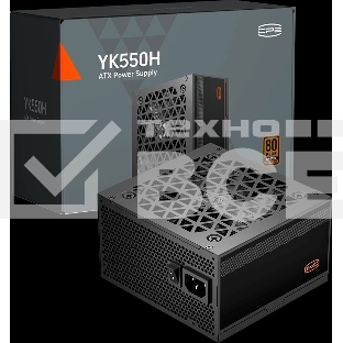Блок питания ПК Power Supply PCCooler, 550W 80+ Bronze (ATX, ATX 2.52, Non-modular, 1x24(20+4)pin 550мм, 1xCPU(4+4)pin 650мм, 1xPCIe*2 8(6+2)pin 500+120мм, 4xSATA*3+MOLEX4pin*1, Active, 120x120мм, 140x150x86mm, APFC, OVP/UVP/OCP/SCP/OTP/OPP/SPD)