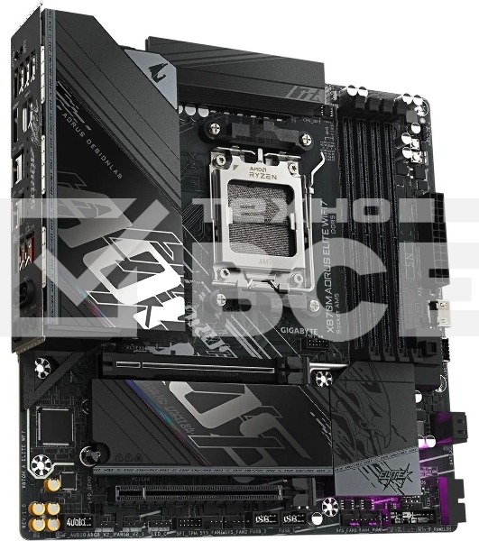 Материнская плата Gigabyte X870M AORUS ELITE WIFI7, AM5, AMD X870, 4xDDR5, 4xSATA, 4xM.2, 1xPCIe 5.0 x16, 1xPCIe 4.0 x4, 1xPCIe 3.0 x2, 1xHDMI, 2xUSB Type-C, 1x2.5Gb LAN, Wi-Fi 7, Bluetooth 5.4, 2xUSB-C USB4, 2xUSB-A 10Gbps, 4xUSB-A 5Gbps, 4xUSB-A 2.0, S/