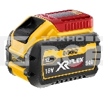 Аккумулятор DeWalt DCB548-XJ 54 В XR FLEXVOLT Li-Ion, нарпяжение: 18 и 54 В, 12.0 А·ч, XR 18.0 В, фото3