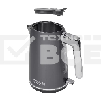 Чайник электрический Polaris PWK-1746СA серый, 1,7л, ВЕРХ. ЗАЛИВ, нерж., фото2