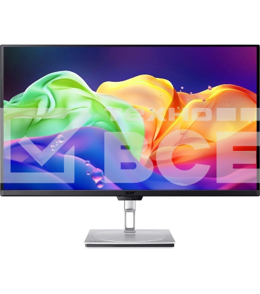 Монитор 31.5' Acer ProCreator PE320QKXsmiiphuzx QD OLED 3840x2160, 240 Гц, 0.01 мс, 16:9, 250 кд/м², 2xHDMI 2.1, DP 2.1, USB-C (90 Вт PD), USB Hub (2x USB-A), 3.5 Jack, динамики (2x5 Вт), HDR10+, FreeSync Premium Pro, серебристо-черный