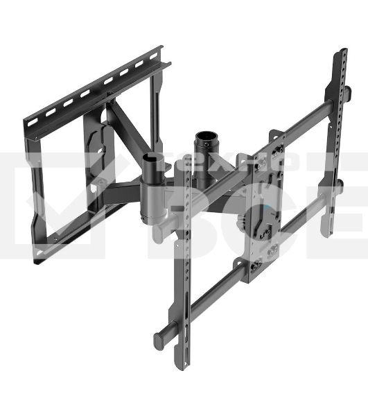 Кронштейн Kromax ATLANTIS-85 черный, Кр. стал. настенный для TV 32'-70', max 50 кг, 5 ст св., нак. ±10°, пов. ±60°, от ст. 74-441 мм., max VESA 600-400 мм