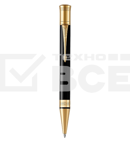 Ручка шариковая Parker Duofold K74 (CW1931386) Black GT, M, черные чернила, подарочная коробка