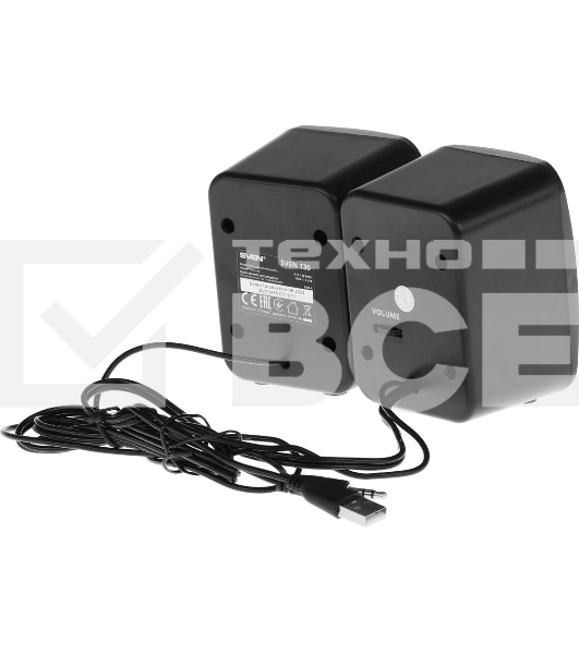 Акустическая система SVEN 130, черный (6 Вт, питание USB)