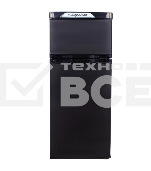 Холодильник Саратов 264 (КШД-150/30) черный муар двухкамерный 122/30л морозилка сверху