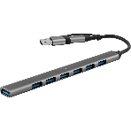 USB-концентратор Digma DHUB-7USB-AC-2.0, USB-C + USB-A, USB 2.0 7 портов, USB, фото10