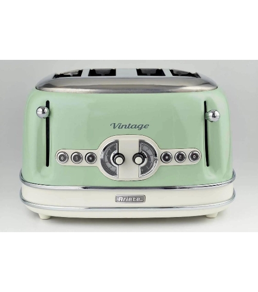 Тостер Ariete 00C015604AR0 зеленый, 1600 Вт, 4 слота