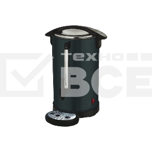 Бойлер для горячих напитков Willmark WWB-1621S (16л,1500Вт.,двойн.ст.,подд.темп.,мет.поддон)	черный