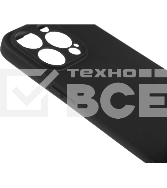 Чехол (клип-кейс) BoraSCO для Apple iPhone 15 Pro черный