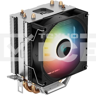 Кулер для процессора DEEPCOOL AG300 черный, 92 мм, алюминий/медь, 3050 об/мин, 30.5 дБ, 4 pin, 150 Вт, 129 мм