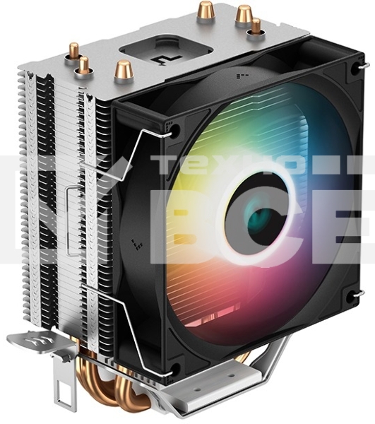 Кулер для процессора DEEPCOOL AG300 черный, 92 мм, алюминий/медь, 3050 об/мин, 30.5 дБ, 4 pin, 150 Вт, 129 мм