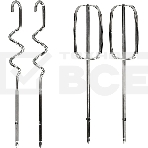 Миксер SUPRA MXS-591 500 Вт, 6 скоростей, режим Турбо, насадки для взбивания яиц и крема, насадки для замеса тяжелого теста, корпус металл/пластик, цвет:черный), фото3