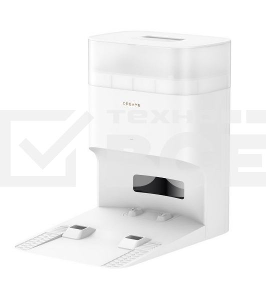 Робот-пылесос DreameBot L10S Plus белый/черный, 75 Вт, 5200 мАч Li-Ion, уборка влажная/комбинированная/сухая, пылесборник контейнер 0.35 л