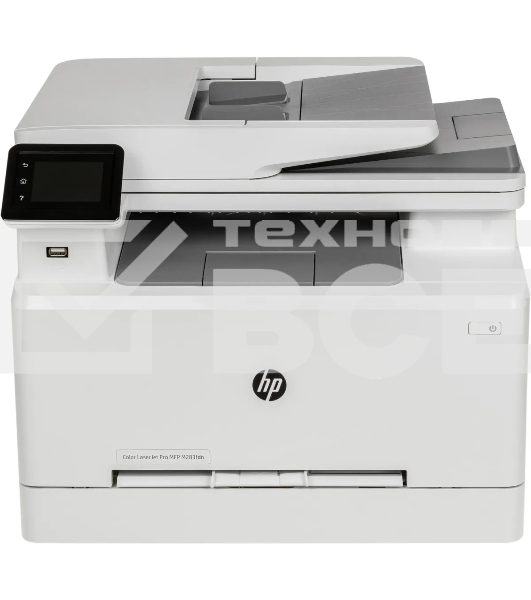 МФУ лазерный HP Color LaserJet Pro M283fdn (7KW74A), A4, цветной, печ. до 21 стр/мин., скан. до 26 стр/мин. (ч/б) 22 стр/мин. (цвет), 600 x 600 dpi (печать) 300x300dpi (скан.), USB, RJ-45, Air Print, Mopria