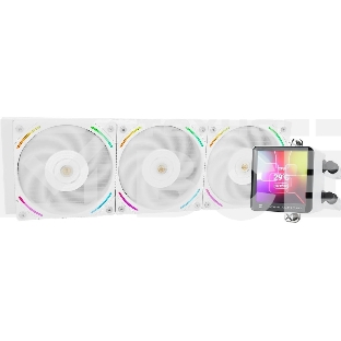 Система водяного охлаждения Thermalright Frozen Vision 360 ARGB Soc-AM5/AM4/1151/1200/2066/2011/1700 белый 4-pin 27dB Al LCD Ret (F-VISION-360-WH)