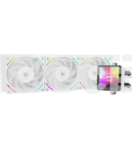 Система водяного охлаждения Thermalright Frozen Vision 360 ARGB Soc-AM5/AM4/1151/1200/2066/2011/1700 белый 4-pin 27dB Al LCD Ret (F-VISION-360-WH)