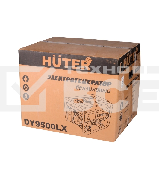 Электрогенератор бензиновый Huter DY9500LX, 8 кВт, 91 дБ, 80 кг