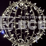 Светодиодная фигура Neon-night Шар диаметр 50 см 200 LED теплый белый эффект мерцания 230В, фото3