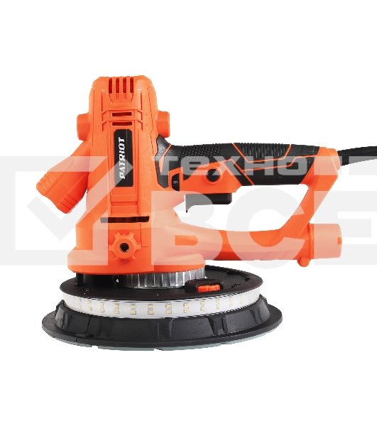 Прямошлифовальная машина (гравер) Patriot Expert WS 180 L, 800Вт, 2300 об/мин, d 180 мм, подсветка, (бетон, гипсокартон)