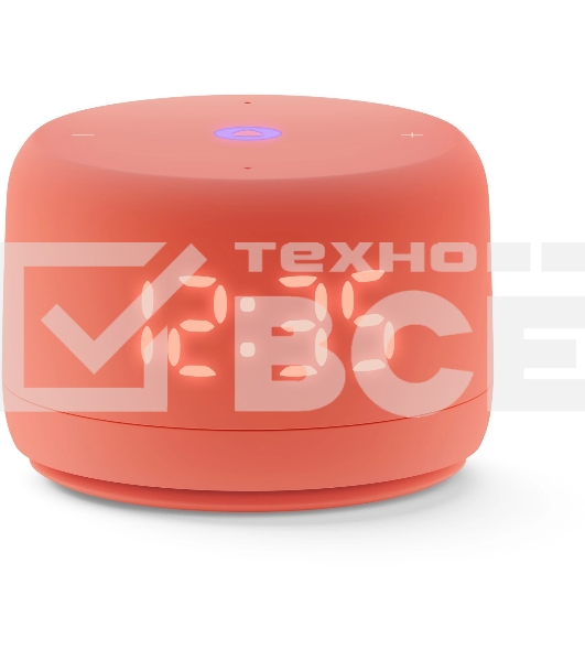 Умная колонка Yandex Станция Лайт 2 Алиса coral 6W 1.0 BT/Wi-Fi 10м