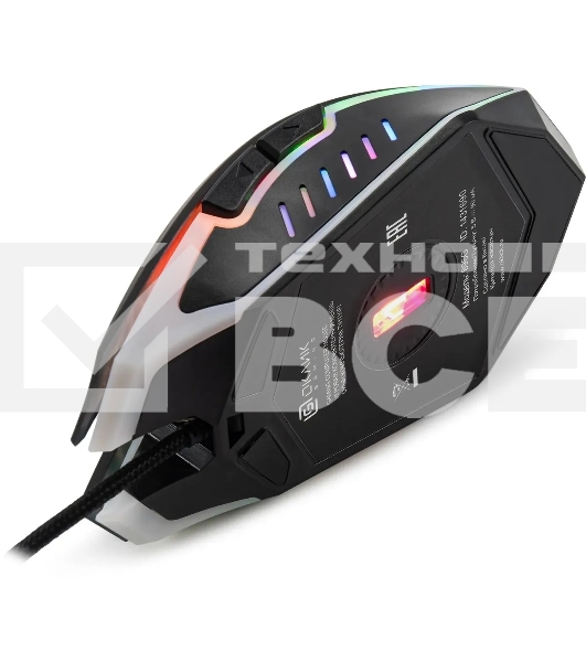 Мышь проводная Oklick 896G черный, 12800 dpi, USB, кнопки - 5