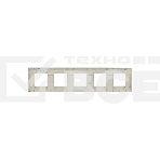 Рамка 5-м IEK SKANDY SK-F01B бежевый SK-M52-K10, фото5