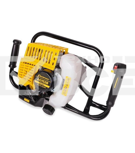 Мотобур CHAMPION AG152B {1,46кВт 51,6см? 9,2кг без шнека}