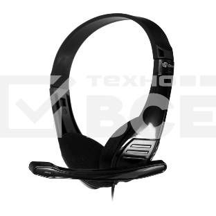 Наушники с микрофоном Oklick HS-M150 черный 2.2м накладные оголовье (NO-003N)