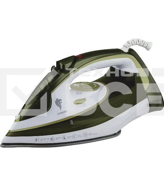 Утюг LEONORD LE-1808 оливковый (108251)