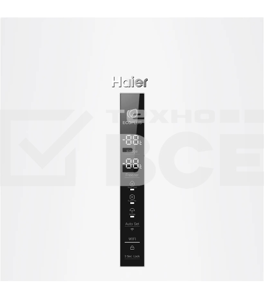 Холодильник Haier C2F620CWU1 белый двухкамерный 278/108л морозилка снизу, No Frost