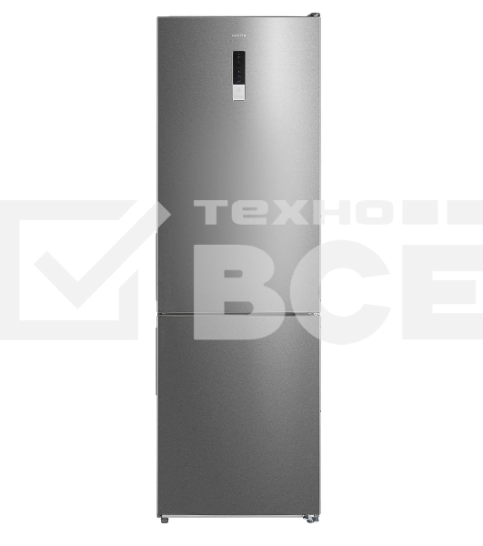 Холодильник Centek CT-1722 серебристый двухкамерный 230/88л морозилка снизу, No Frost