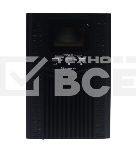 Источник бесперебойного питания ИБП Raskat HSIO-1000VA 1000ВА, 900Вт, 1xCEE7, 1xIEC320, USB type-B, 2xRJ-45, 1xRS232