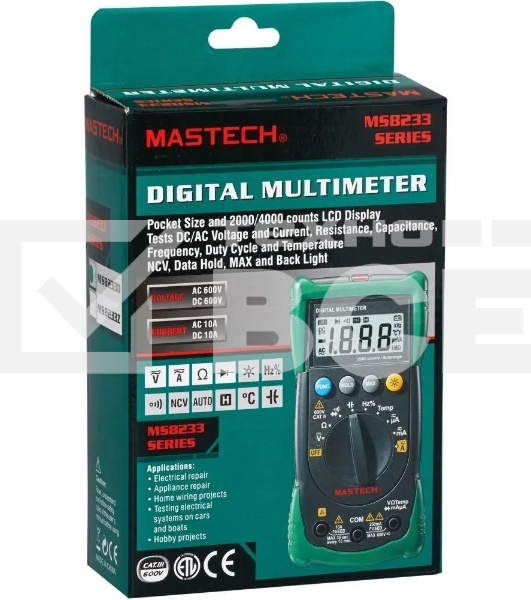 Универсальный мультиметр MASTECH MS8233D