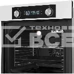 Шкаф духовой электрический Maunfeld AEOH60102W, 60л, дверца с 3 стеклами, белый, фото5