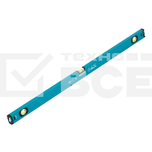 Уровень Gross 33653 алюминиевый, магнит., фрезерованный, 3 глазка, 0,5 мм/м, 1000 мм