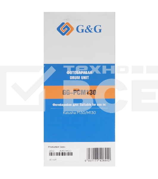 Картридж лазерный G&G GG-PCM130 PCM-130 черный (12000 стр.) для Катюша P130/M130