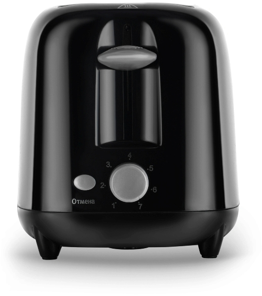 Тостер Vitek Illusion VT-1573 черный, 700 Вт, 2 слота