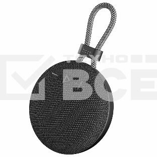 Портативная колонка круглая HOCO BS60, черный