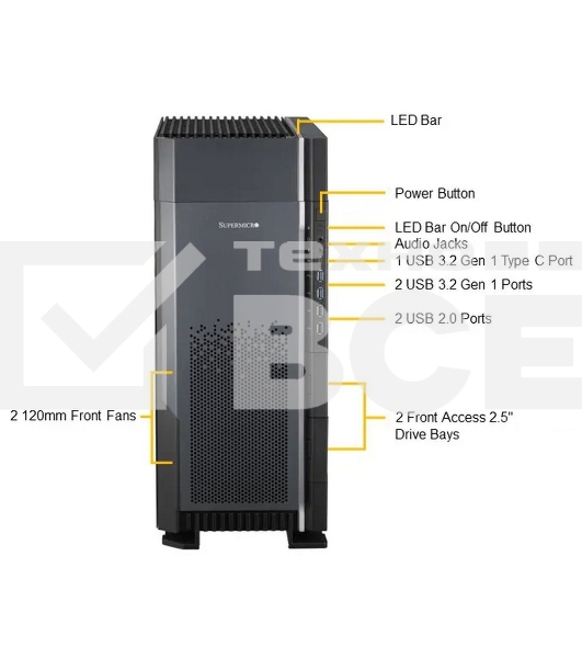 Серверная Платформа системного блока SuperMicro SYS-551A-T