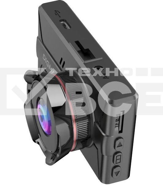 Видеорегистратор Digma FreeDrive 300W черный 4Mpix 1400x2560 130гр.