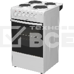 Плита электрическая Darina 1B EM 341 406 W белый/черный, конфорок 4 шт, духовка 50 л, 50 см x 85 см x 56 см, фото 1