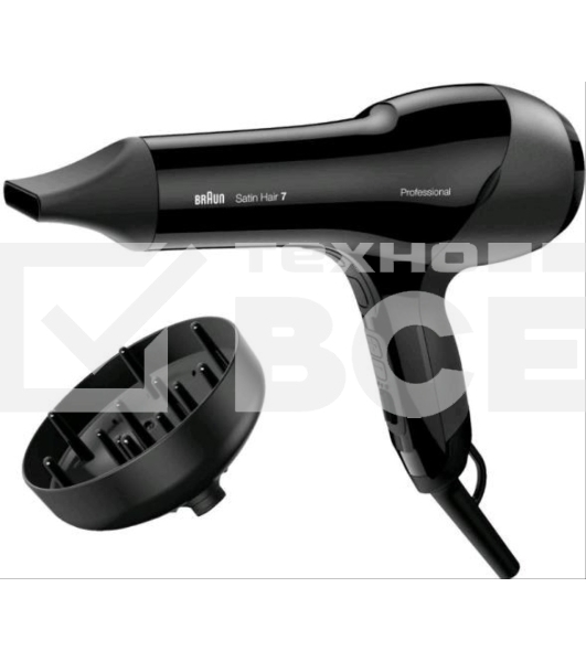 Фен Braun BRHD780E 2000Вт черный