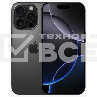 Смартфон Apple iPhone 16 Pro Max, 8/256Gb, черный титан