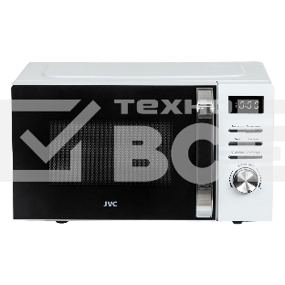 Микроволновая печь JVC JK-MW260D белый, 20 л, 700 Вт, переключатели - кнопки/поворотный механизм