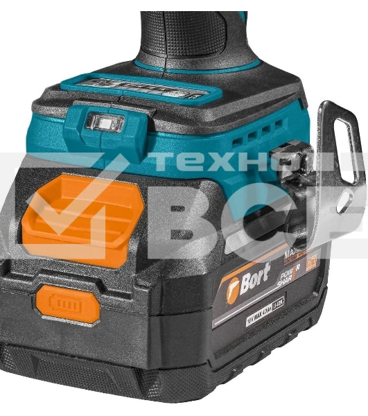 Гайковерт аккумуляторный Bort BSR-21U (2х4АЧ+ЗУ) [93418477] { 800 Нм, 0-2700 об/мин, акб Li-Ion, аккумуляторная система Makita 18V LXT 18 В, вес 1.4 кг }